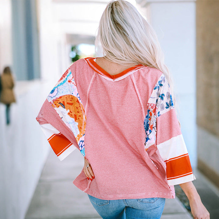 RAE – LIGHTWEIGHT PATCHWORK TOP