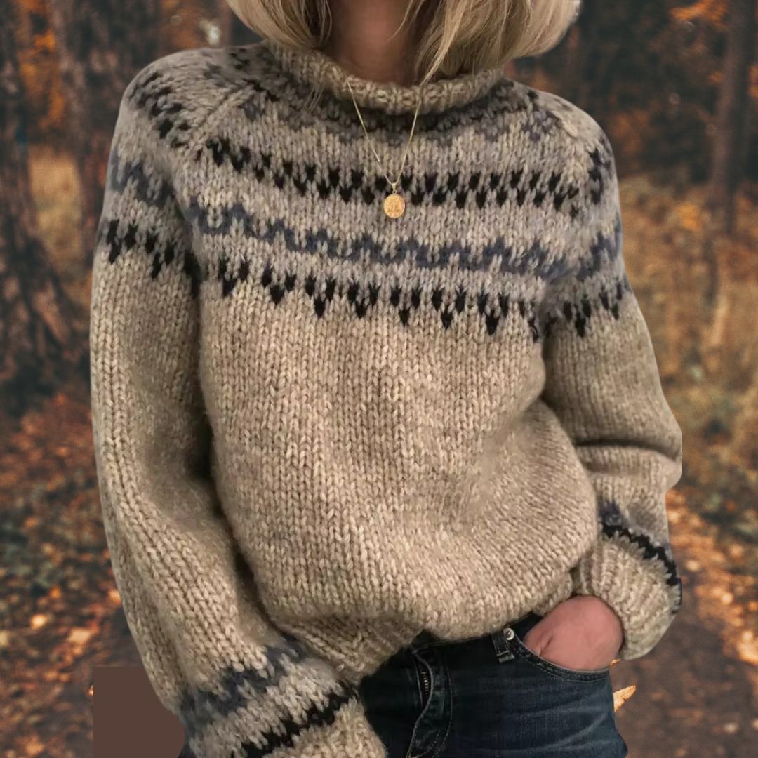 WILLOW - RETRO ICELANDIC SWEATER