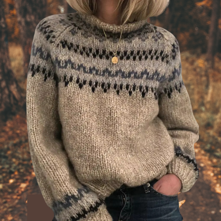 WILLOW - RETRO ICELANDIC SWEATER