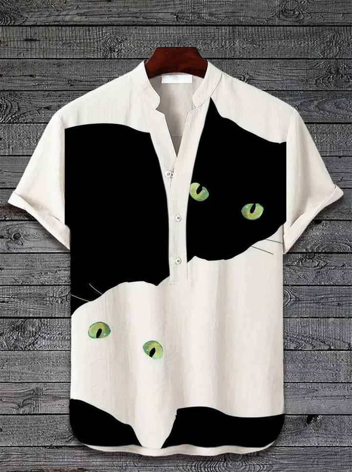 AUGUSTUS - ARTISTIC LINEN-SILK SHIRT